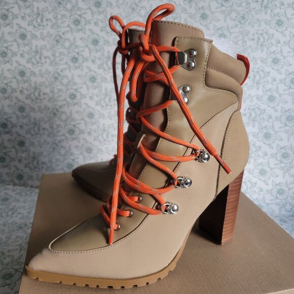 NIB Steve Madden Lace-Up Heeled Boot | 7.5 - Picture 2 of 9